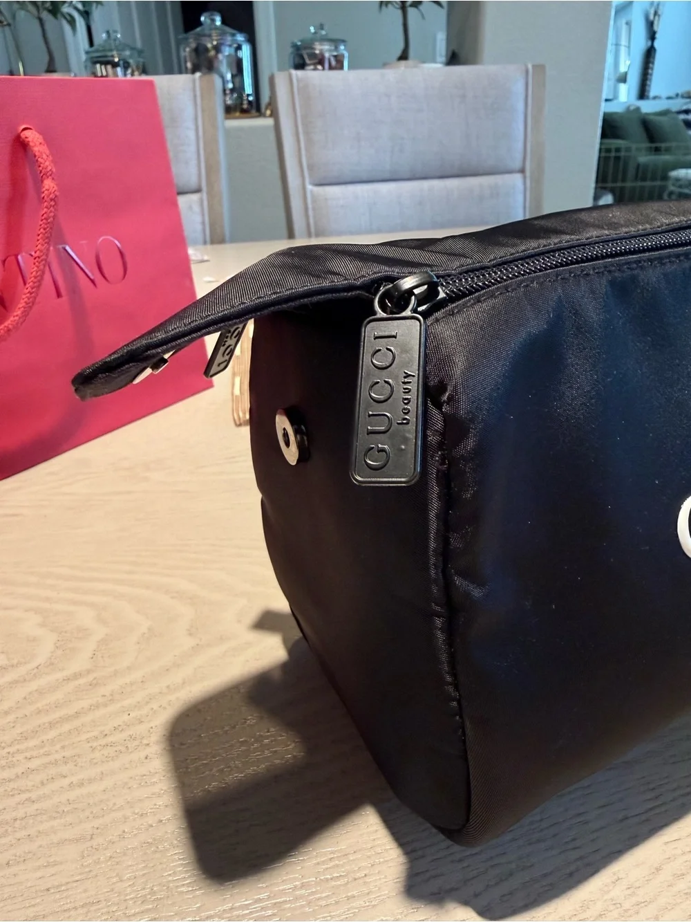 Gucci Black dopp kit
